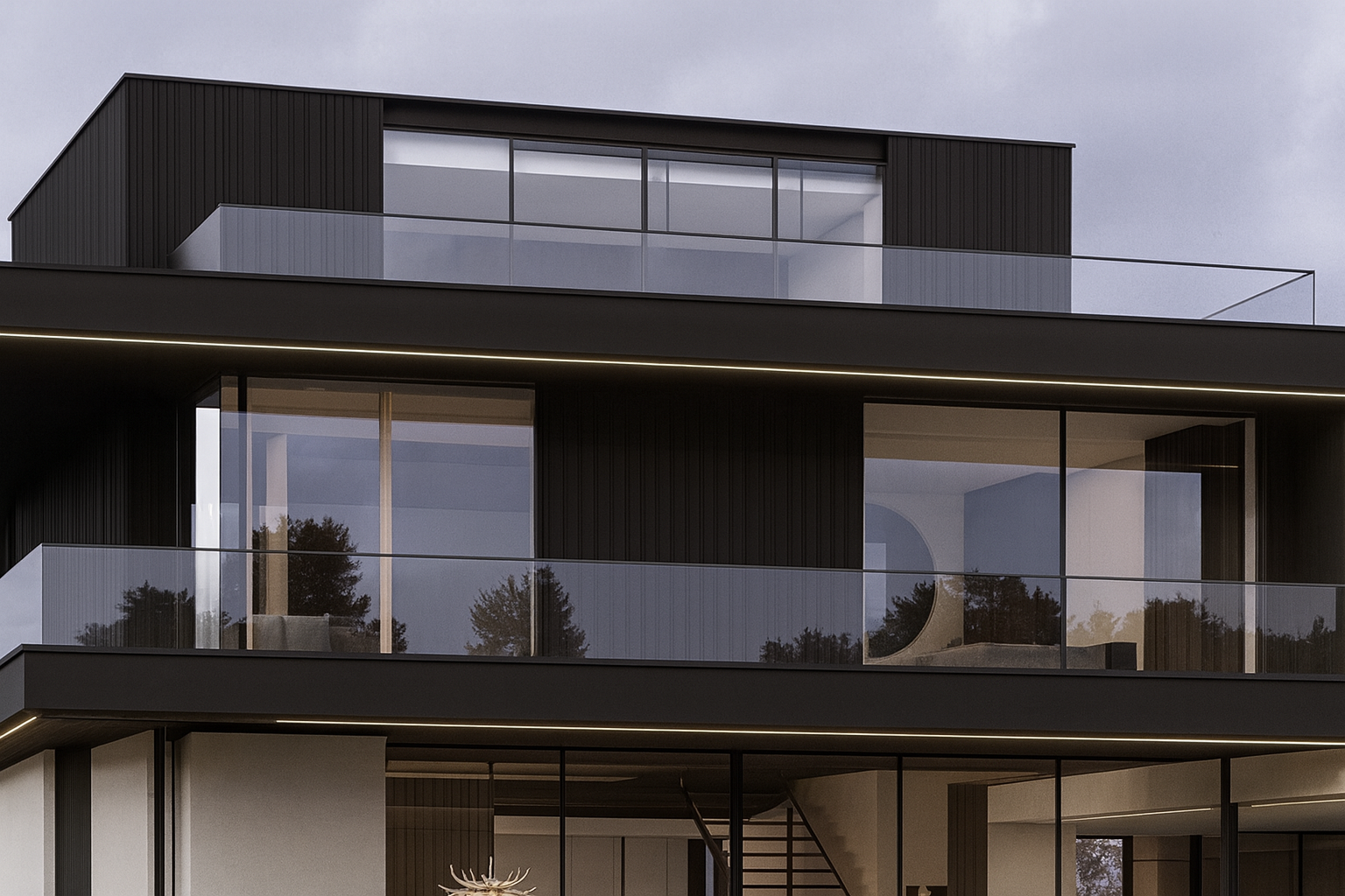 Luzora balustrade - render